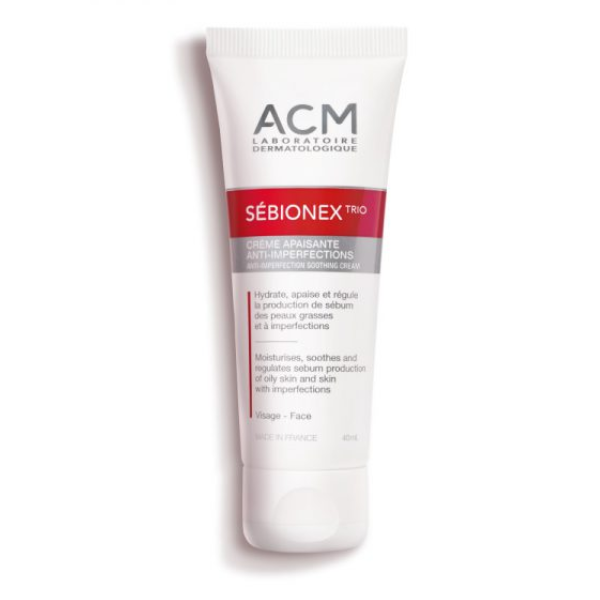 Kem dưỡng giảm mụn mờ vết thâm ACM Sebionex Trio Anti-Imperfection Soothing Cream